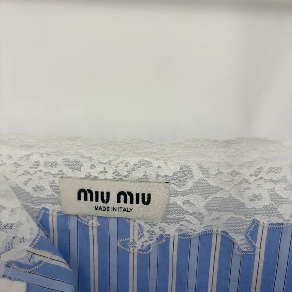 Miu Miu Striped Mini Dress - Picture 3 of 4